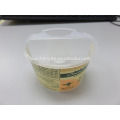 FDA Certified Food Grade 7oz/210ml 2-compartment Plastic Dipping Sauce Cup